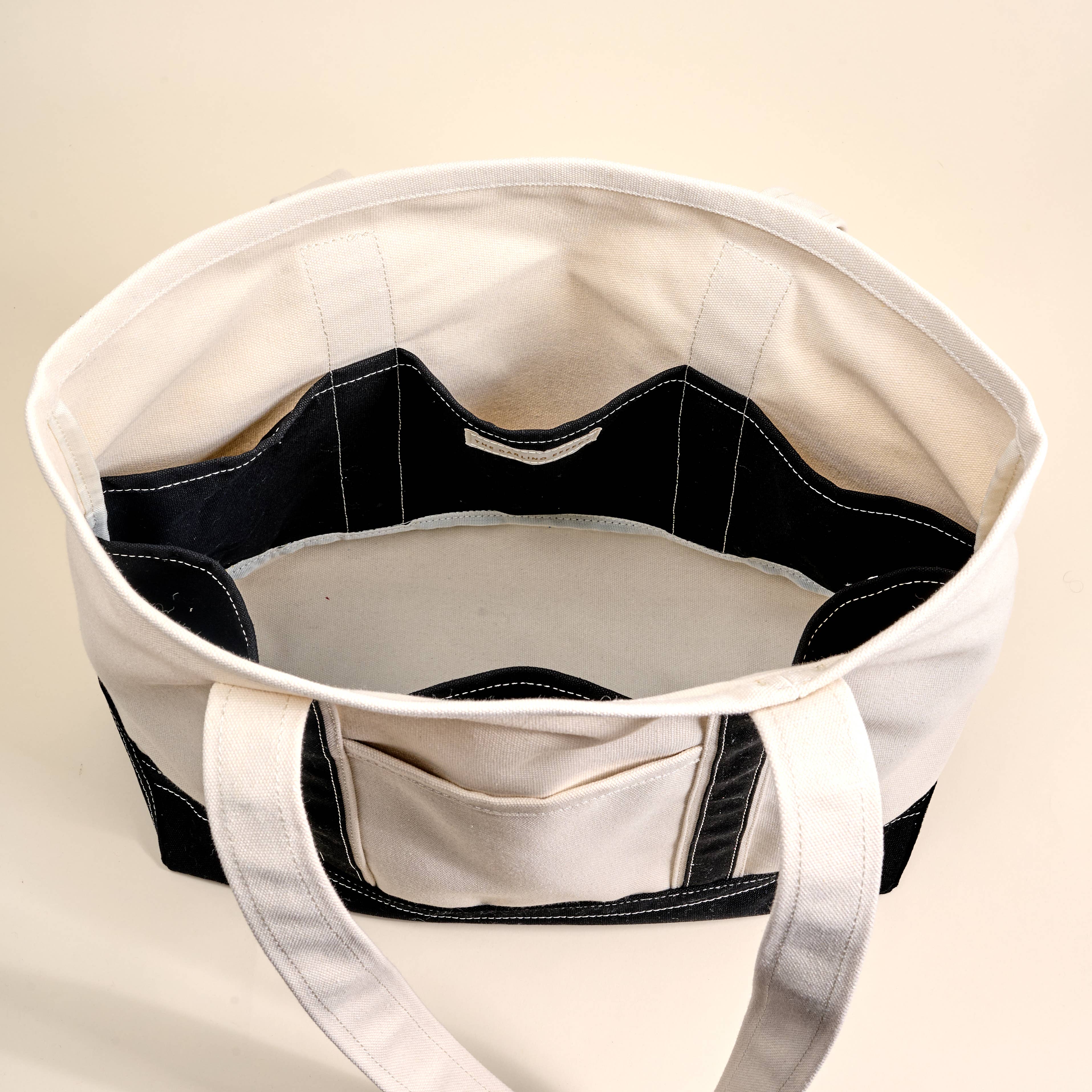 The Signature Canvas Tote Bag–Black