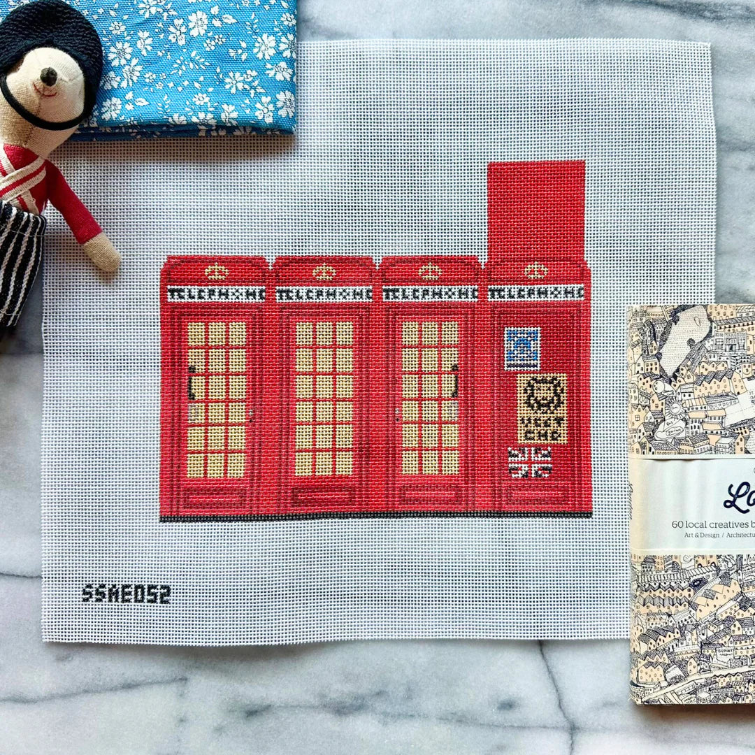 3D Phone Booth Canvas