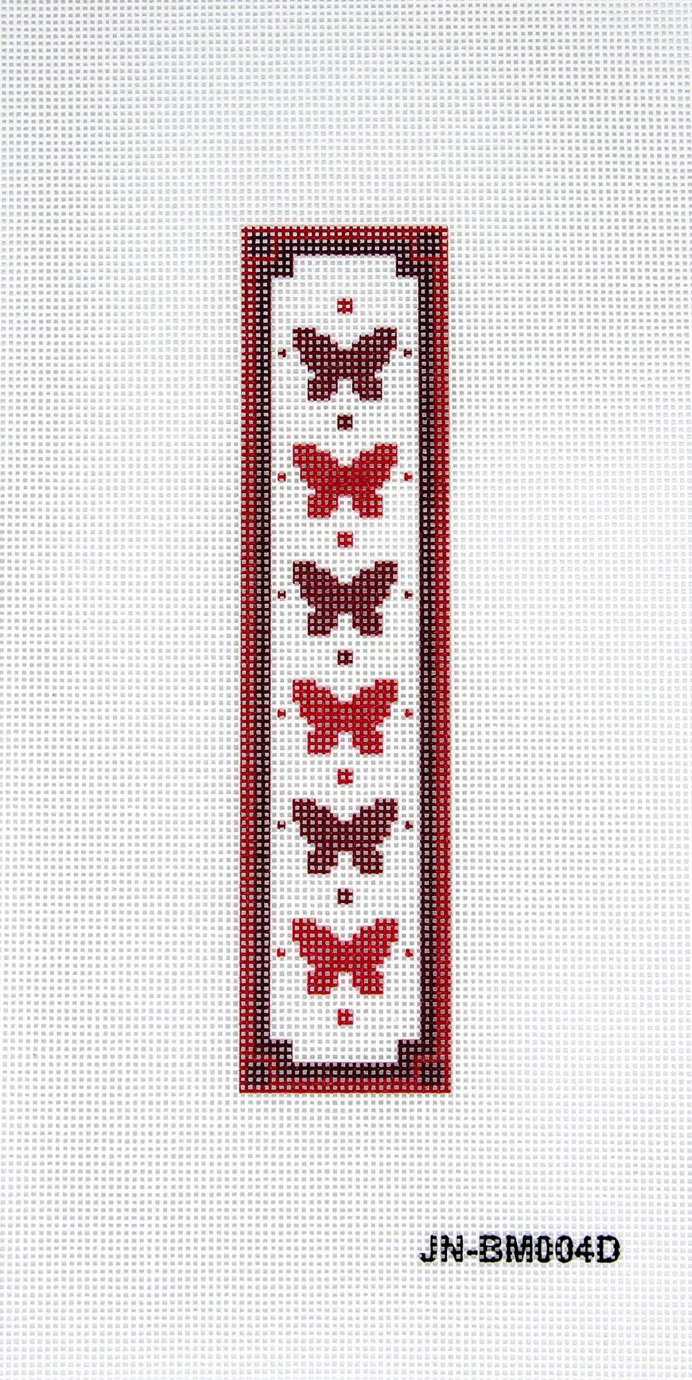 Butterfly Bookmark Red Canvas