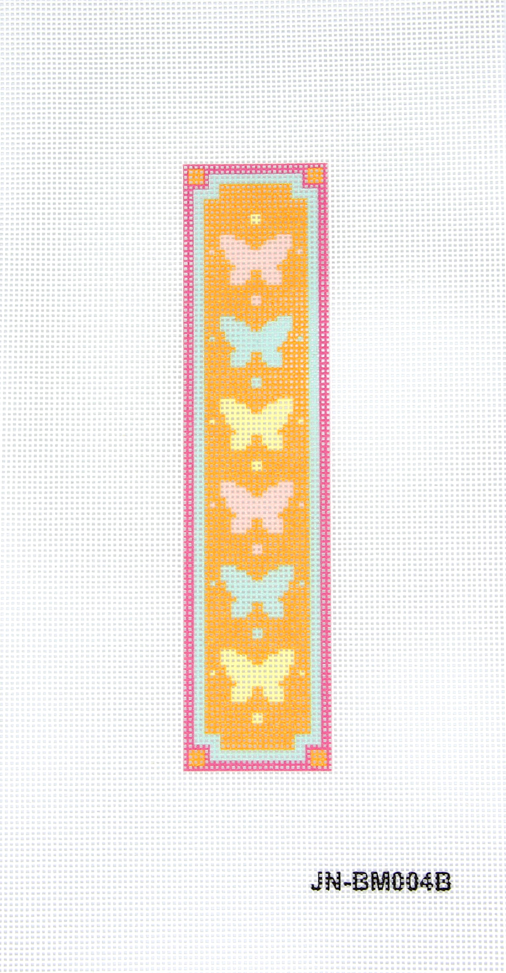 Butterfly Bookmark Orange Canvas