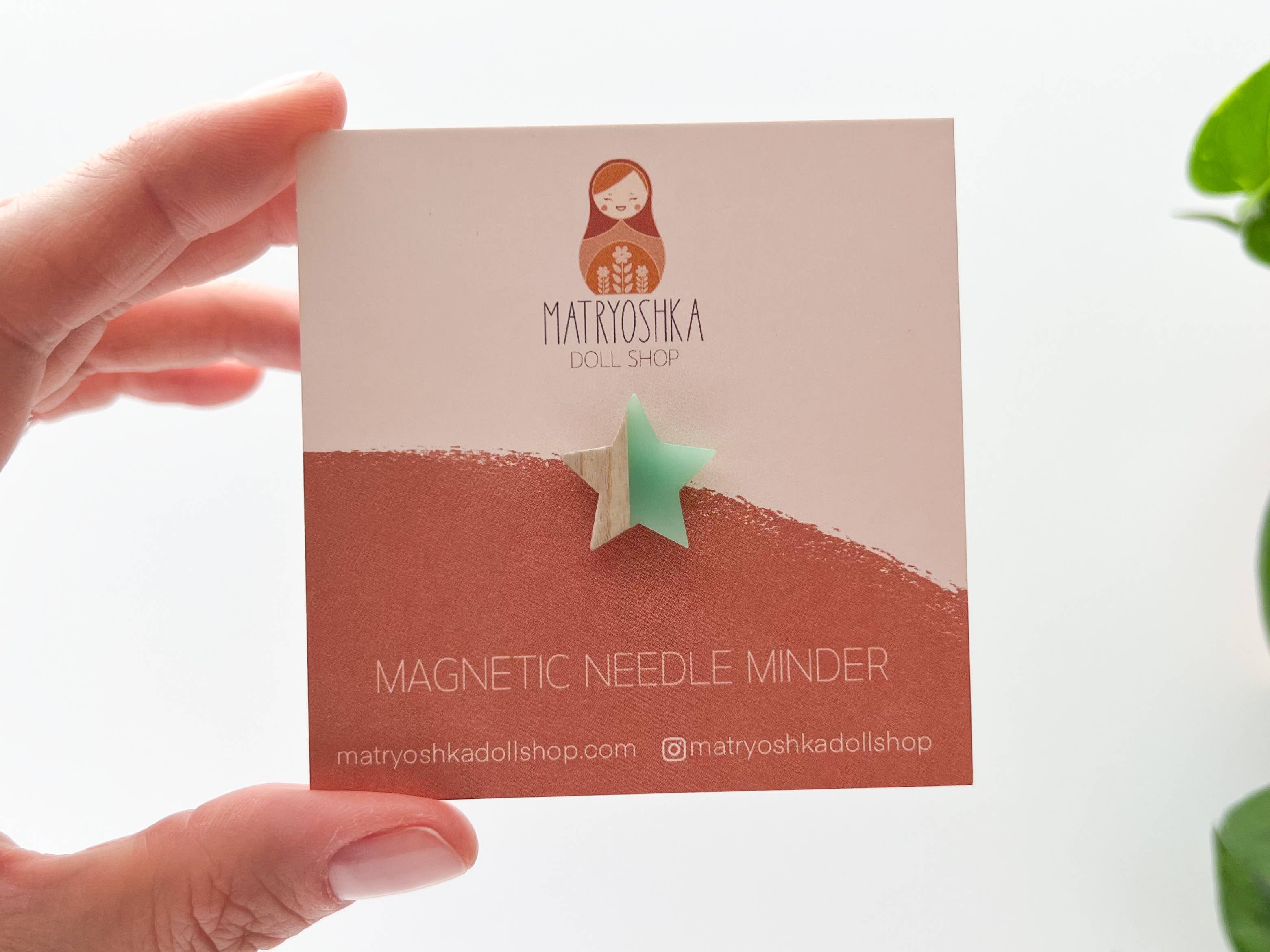 Star magnetic needle minder, needle magnet, needle keeper