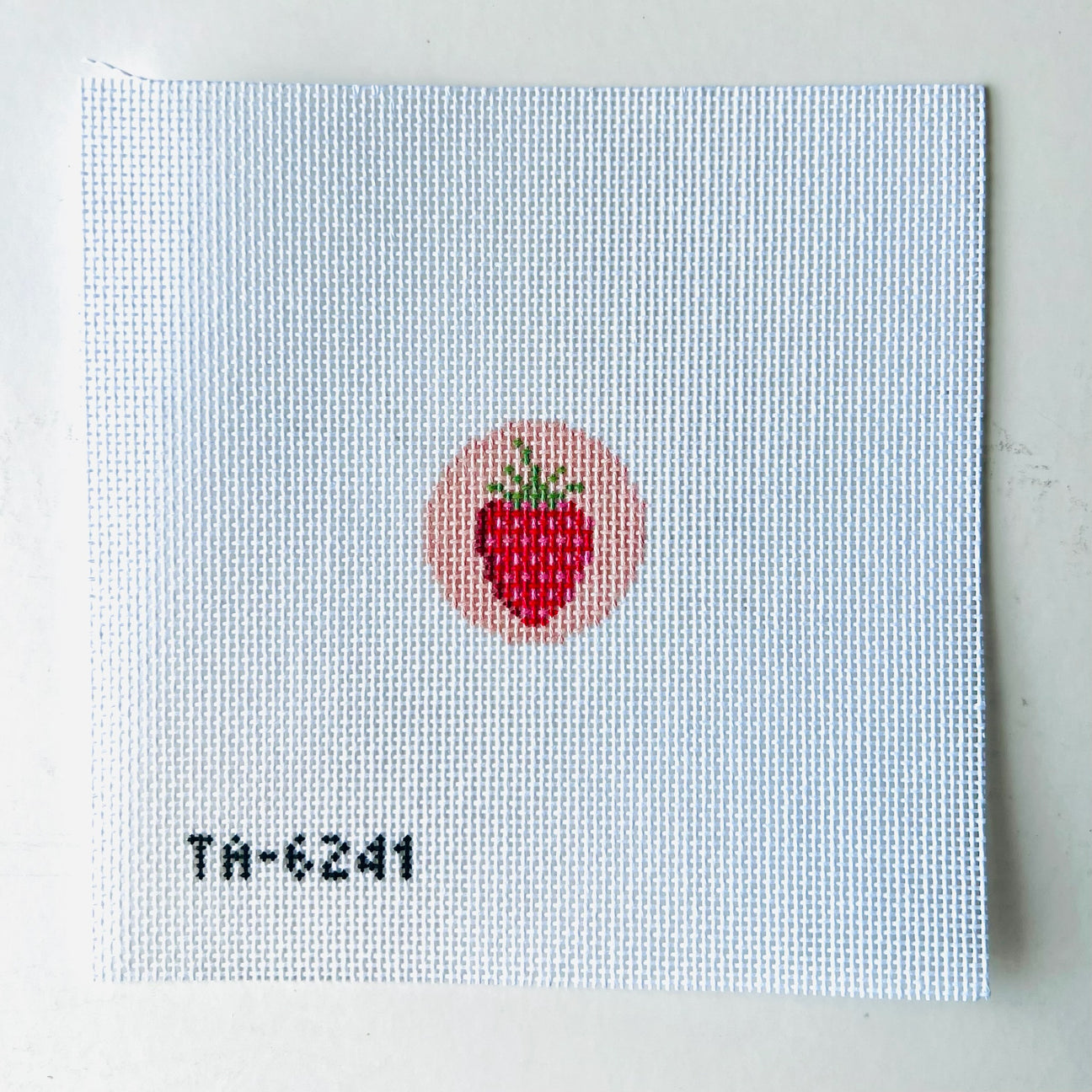 Strawberry Key Fob Insert Canvas