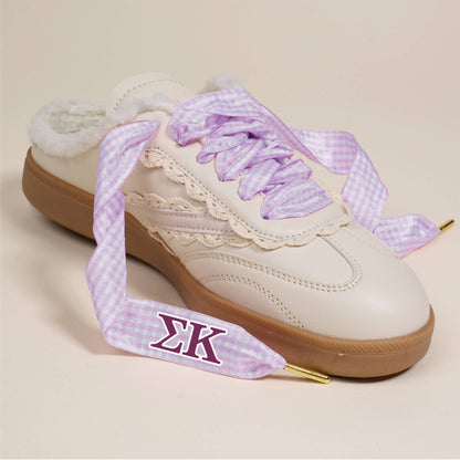 Sorority Step It Up Shoelaces: Chi Omega