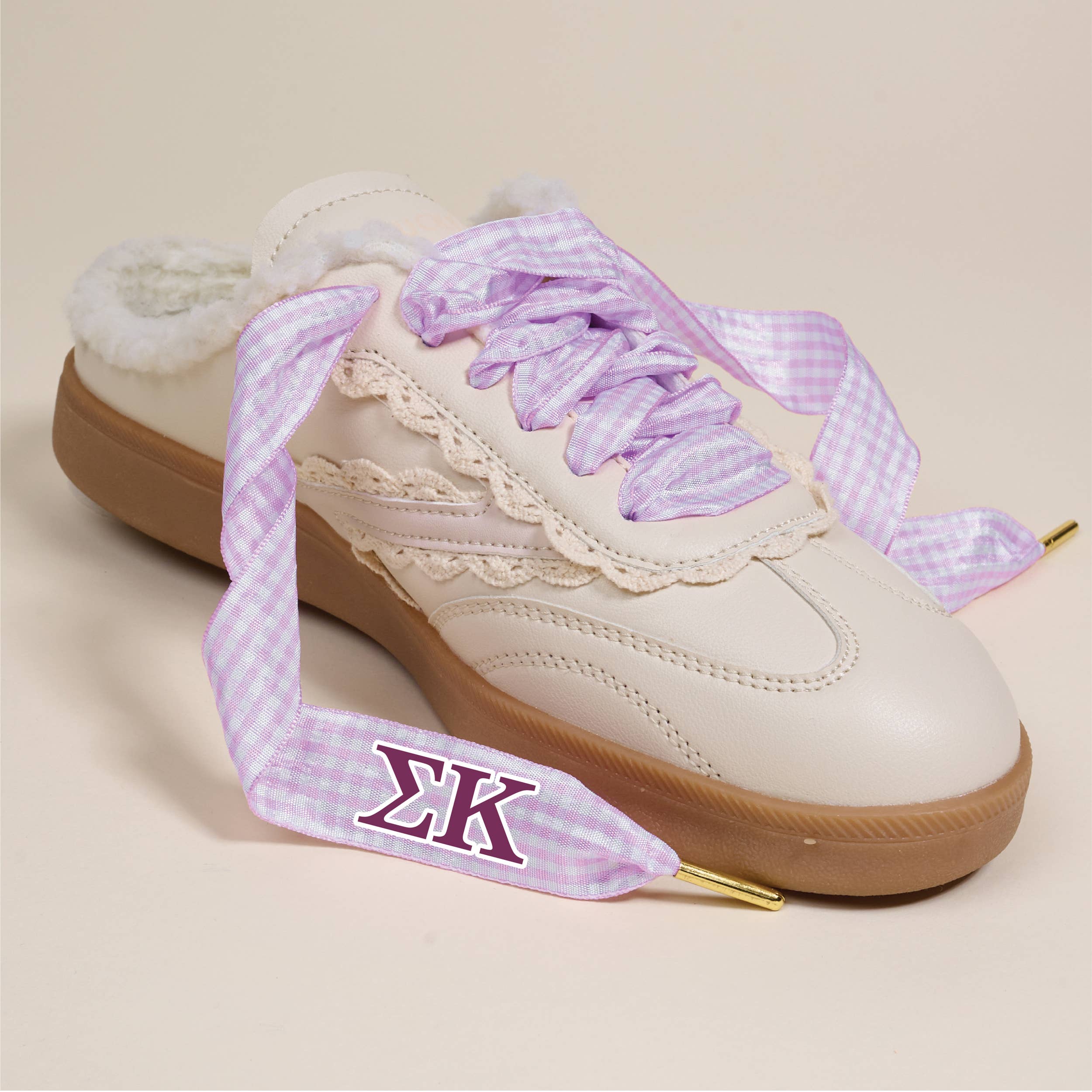 Sorority Step It Up Shoelaces: Delta Delta Delta