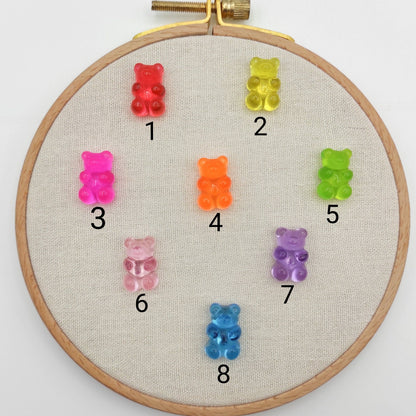 Gummy bear small needle minders: 10 Lilac