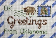 Oklahoma Letter Canvas
