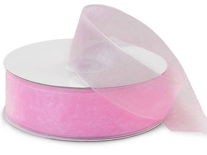 Sheer Organza Gift Packaging Ribbon: Light Blue / 1 Pack / 7/8"x100 yards