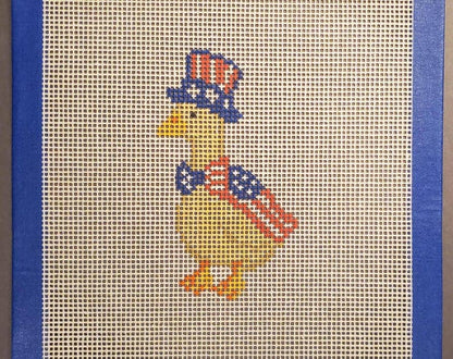 Needlepoint canvas goose Americana 4th of July series