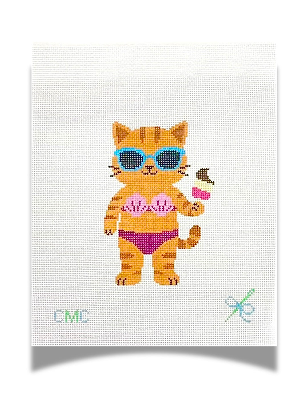 Betsy the Bikini Kitty Canvas
