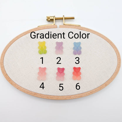 Sour gammy bear small needle minder: 3 / Gradient Color