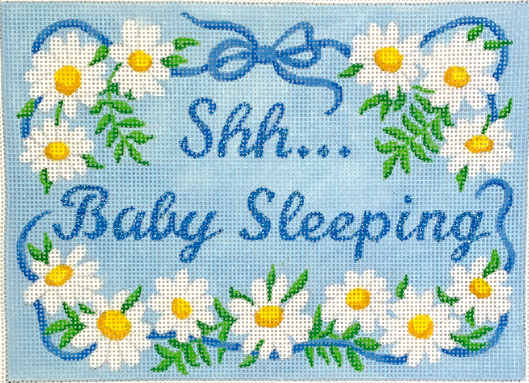 Daisies Baby Sleeping Canvas