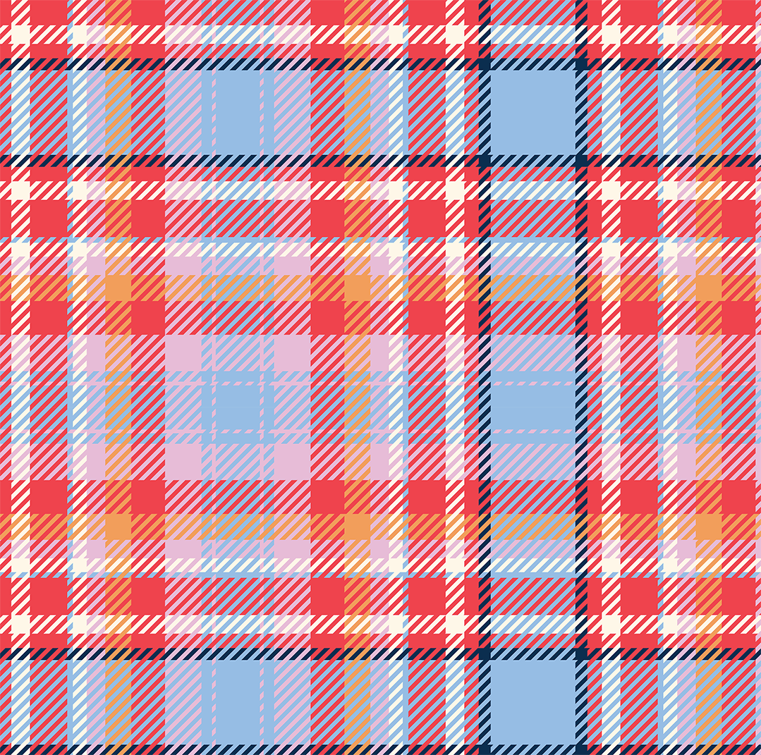 Tartan Zip Medium Tote