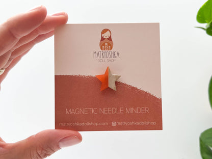 Star magnetic needle minder, needle magnet, needle keeper