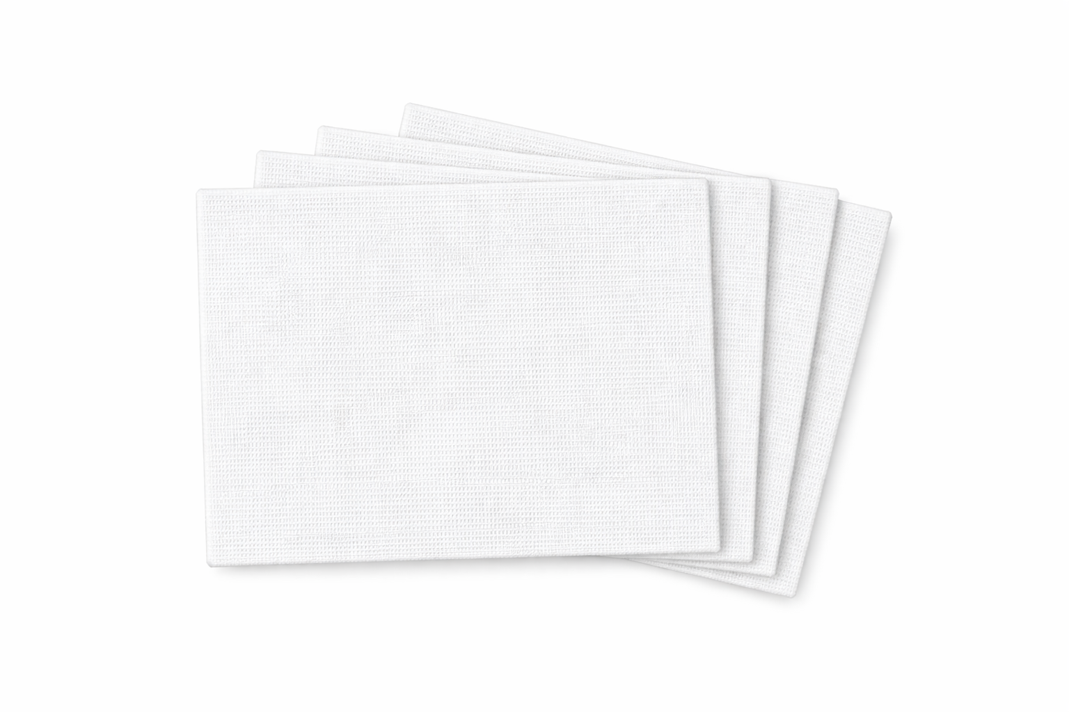 Blank Needlepoint Canvas Sheets Set of 6 13 Mesh Mono Canvas: 8" x 8" | Set of 6