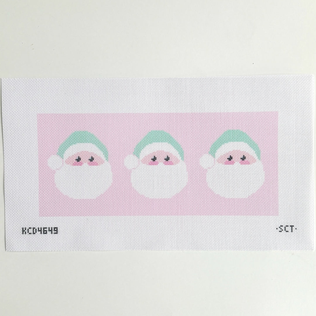 Santa Face Trio
