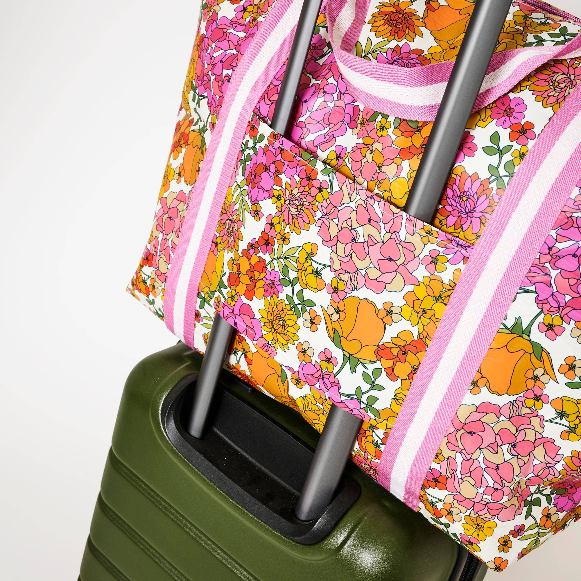 Zip Medium Tote – Hydrangea