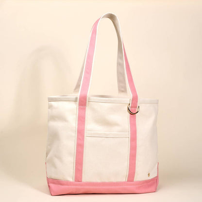 The Signature Canvas Tote Bag–Blush