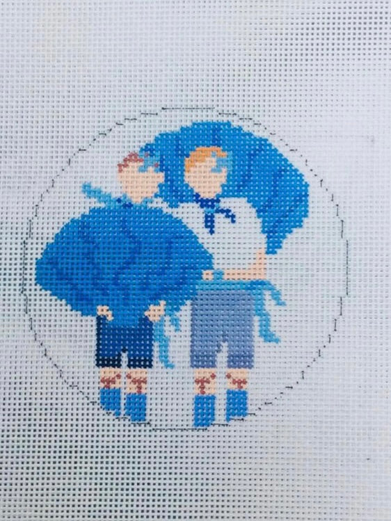 "Bob & Phil- Sisters, Sisters" White Christmas Canvas
