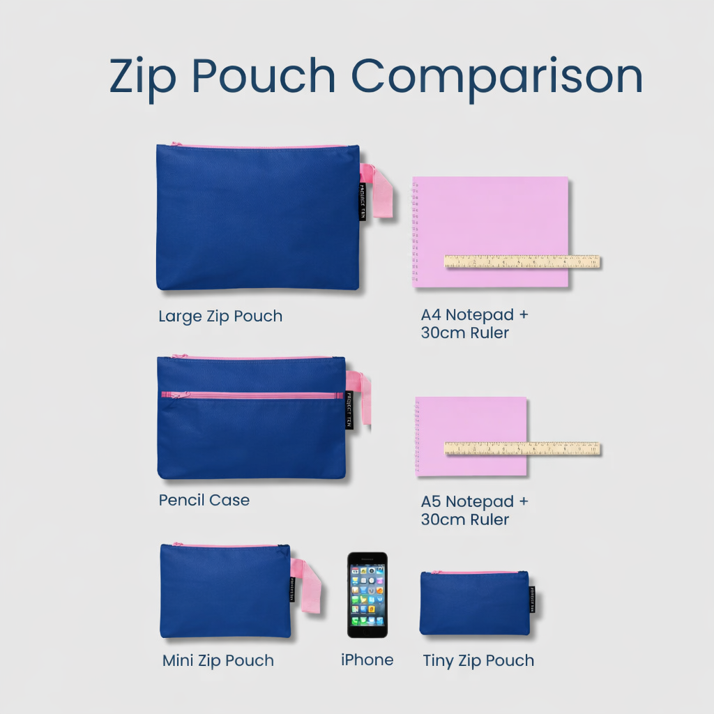 Large Zip Pouch – Country Plaid