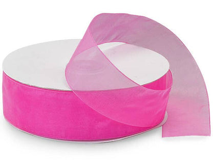 Sheer Organza Gift Packaging Ribbon: Light Blue / 1 Pack / 7/8"x100 yards