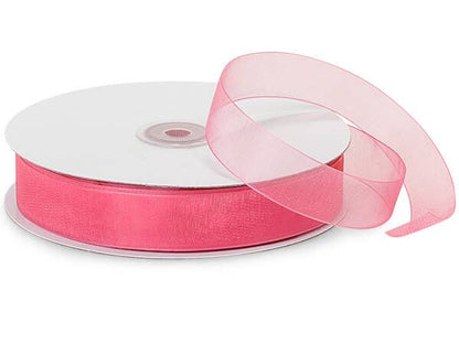Sheer Organza Gift Packaging Ribbon: Light Blue / 1 Pack / 7/8"x100 yards