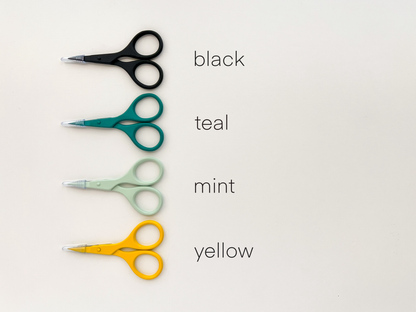 Small needlecraft scissors, tiny embroidery scissors: Rosewood