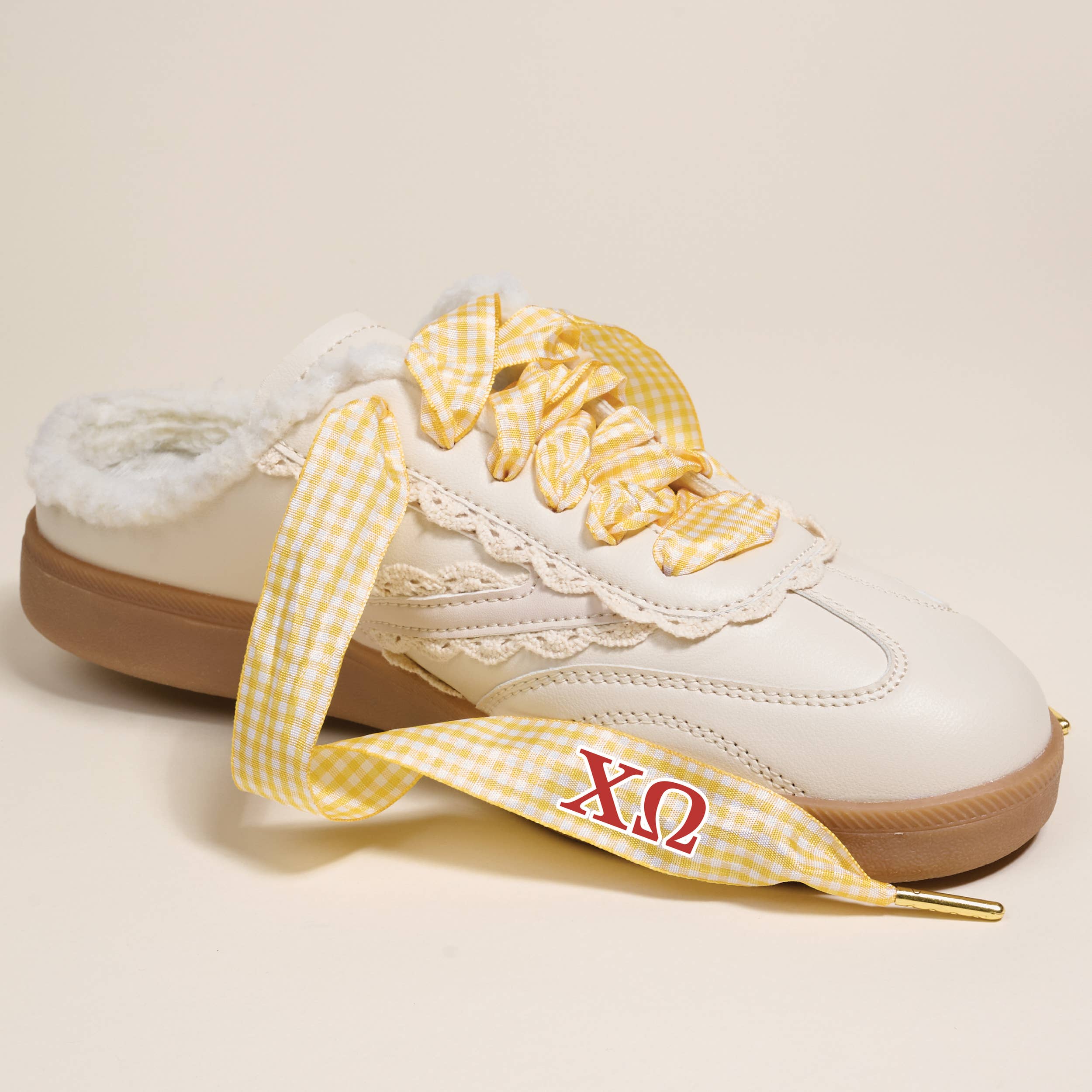 Sorority Step It Up Shoelaces: Gamma Phi Beta