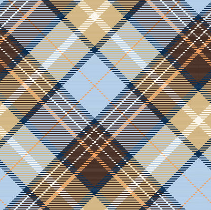 Large Zip Pouch – Country Plaid