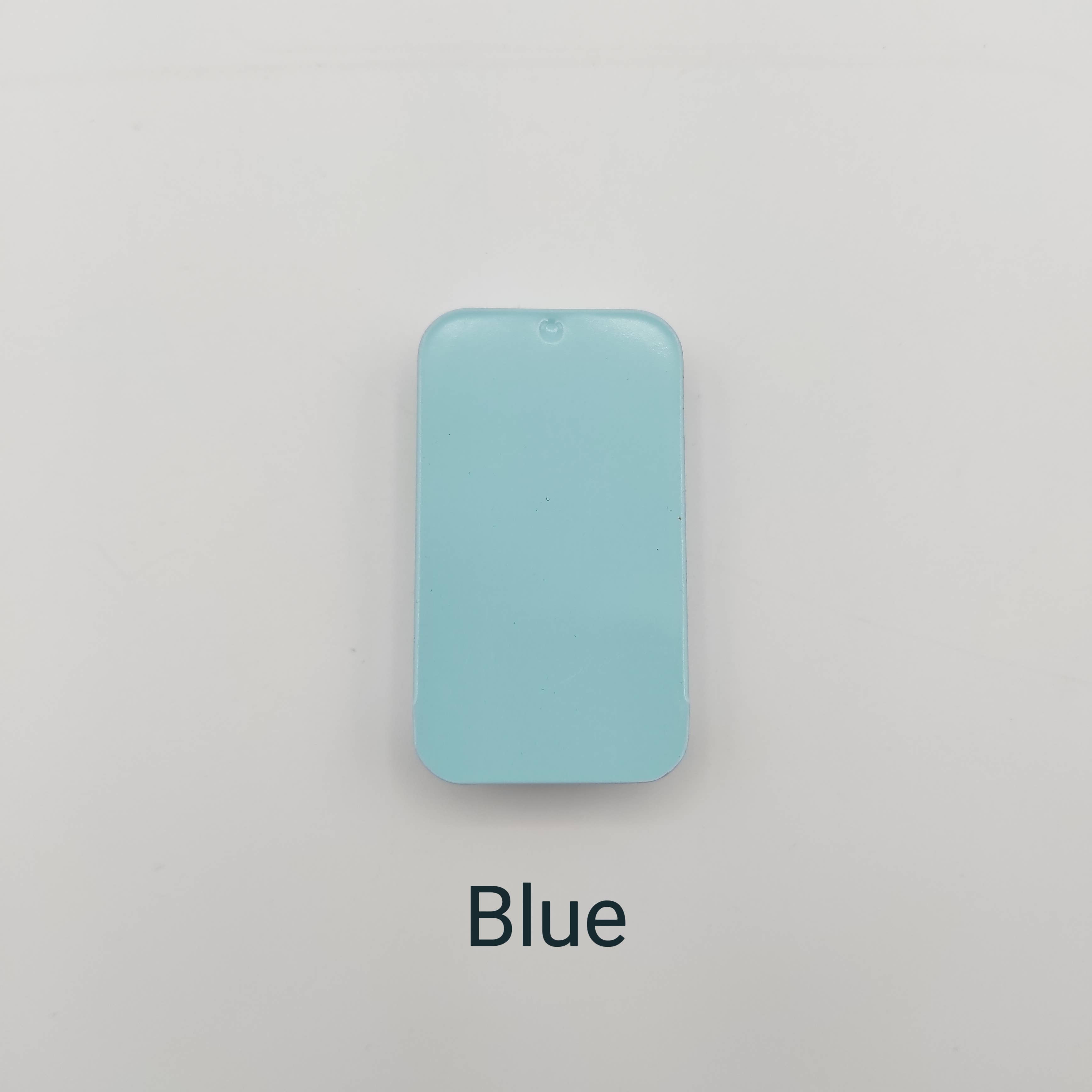 Modern Style Small Magnetic Tin Needle Case - Crafting Essential: Blue