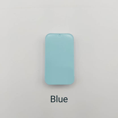 Modern Style Small Magnetic Tin Needle Case - Crafting Essential: Blue