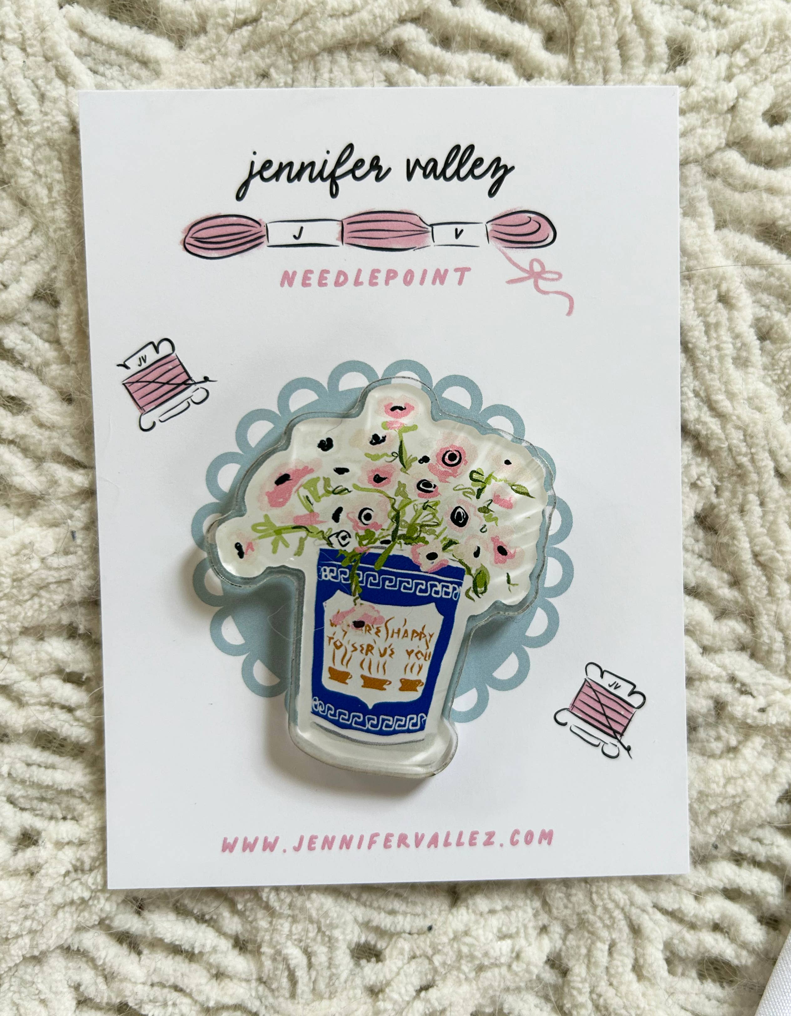 Needlepoint Needle Minders : Taylor - Lover