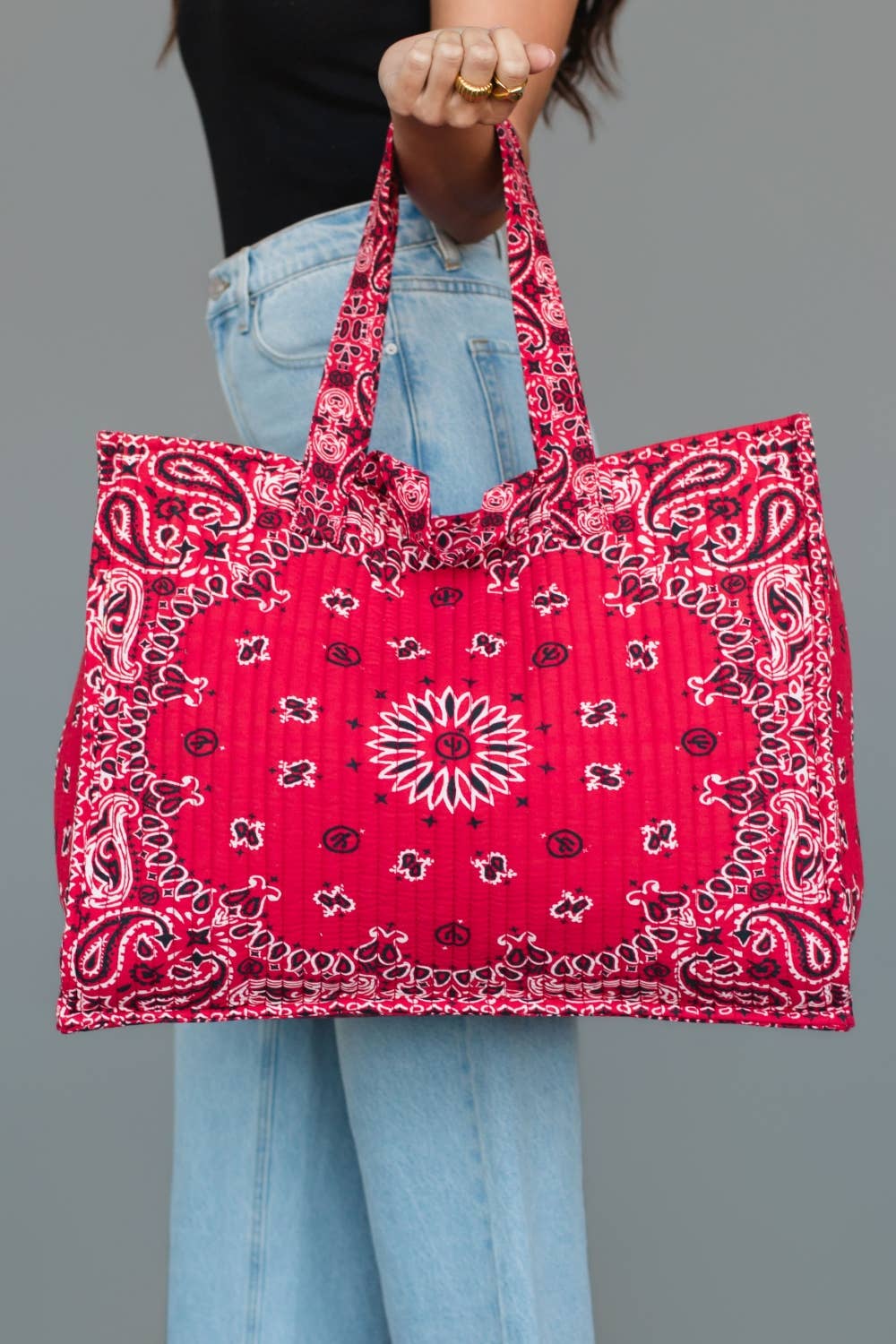 Red Bandana Tote