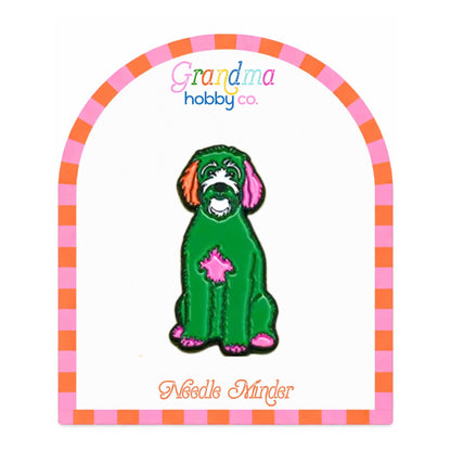 Needle Minder for Needlepoint & Cross Stitch | Doodle Green