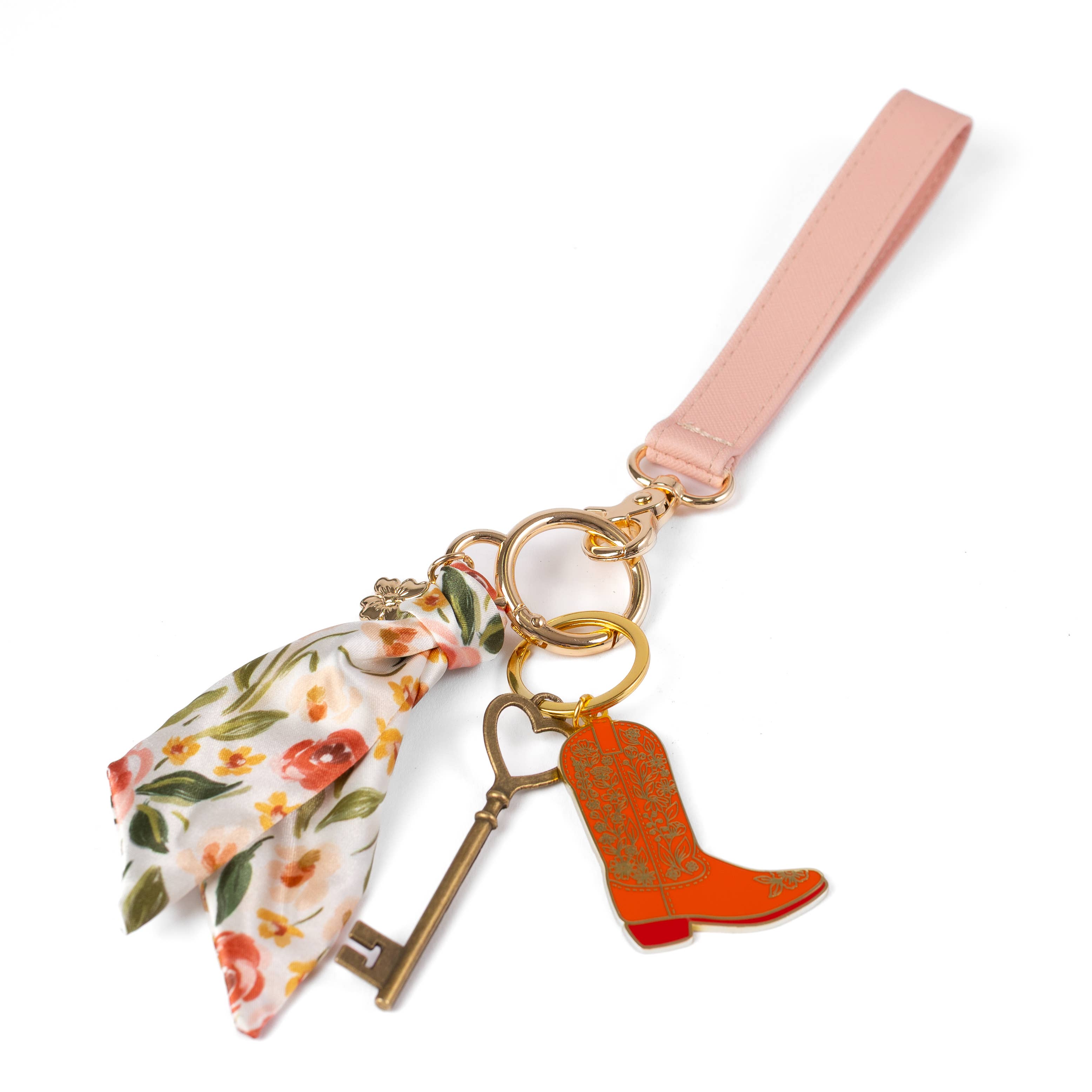 Spring Garden Satin Keychain