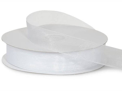 Sheer Organza Gift Packaging Ribbon: Light Blue / 1 Pack / 7/8"x100 yards
