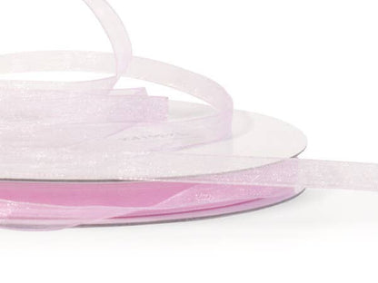 Sheer Organza Gift Packaging Ribbon: Light Blue / 1 Pack / 7/8"x100 yards