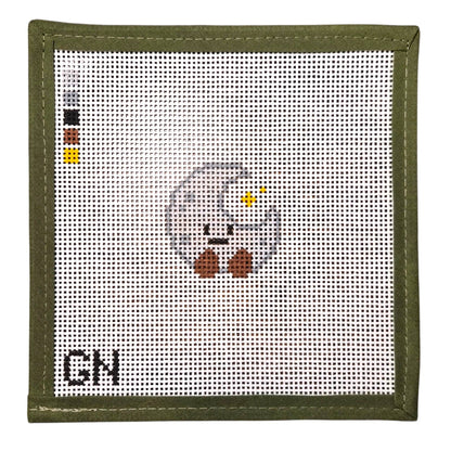 Mini Happy Moon Needlepoint Canvas