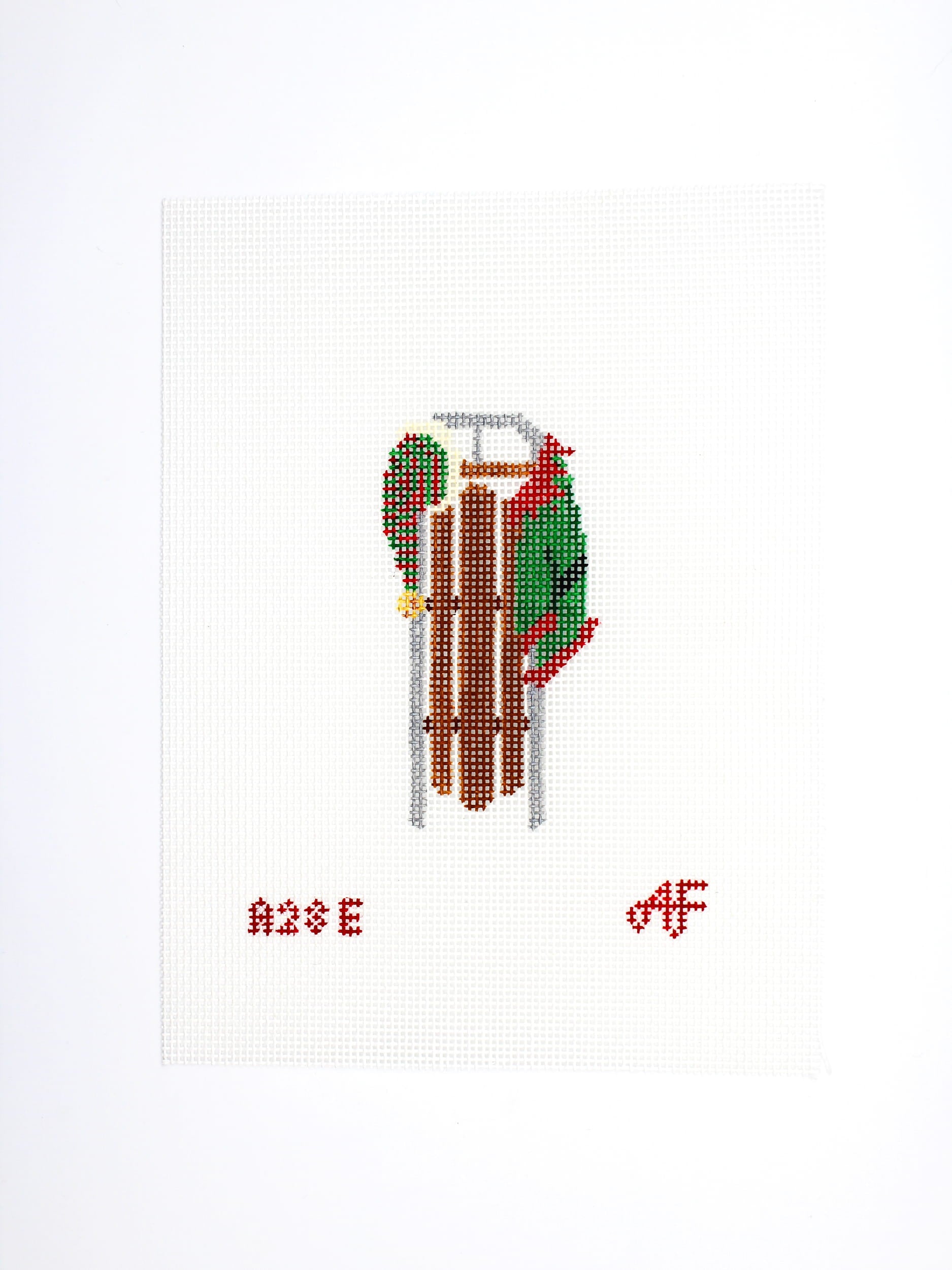 Elf Sled Ornament Canvas