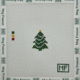 Green Christmas Tree Mini Canvas