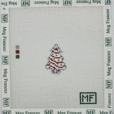 Red and White Tree Mini Canvas