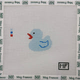 Rubber Duck Blue Mini Canvas