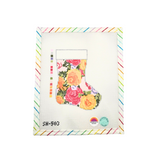 Grandma's Roses Mini Stocking Canvas