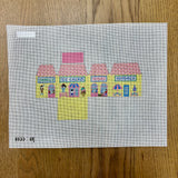 Ice Cream Parlor, Mini House - 18 mesh Canvas