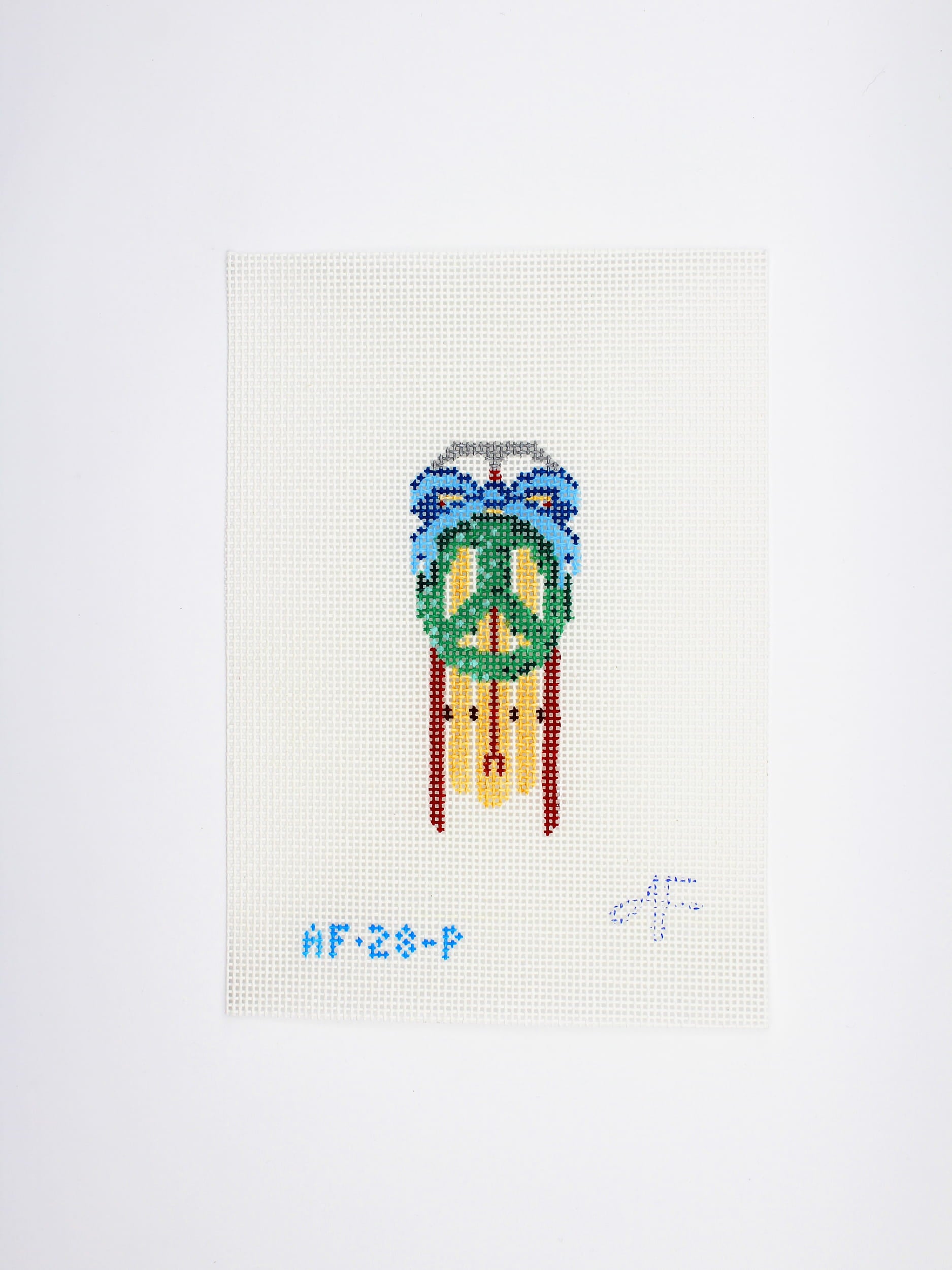 Peace  Sled Ornament Canvas