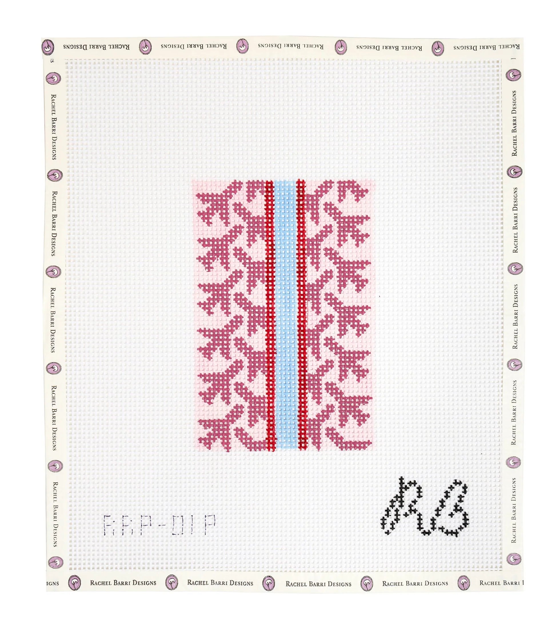 Airplane Houndstooth - Medium - Pink Canvas