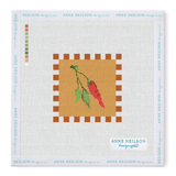Rooted Watercolor Square Canvas