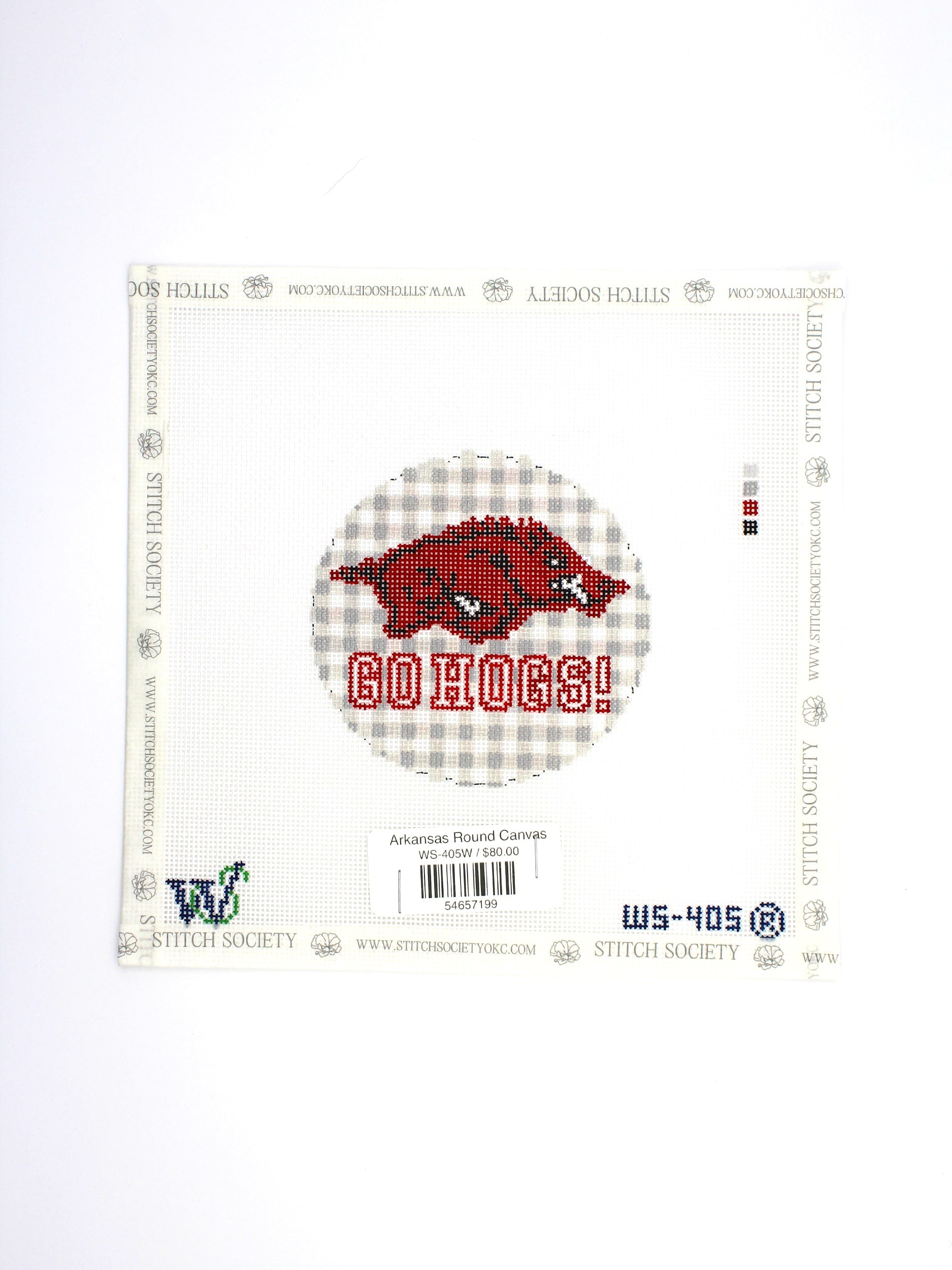 Arkansas Round Canvas