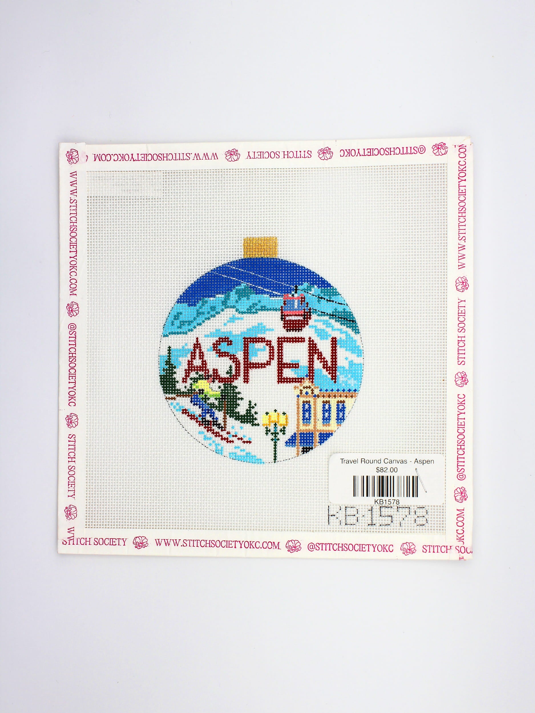 Aspen Travel Tag Canvas