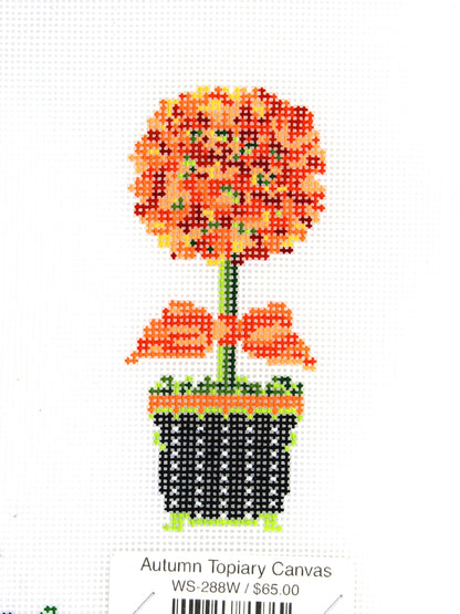 Autumn Topiary Canvas