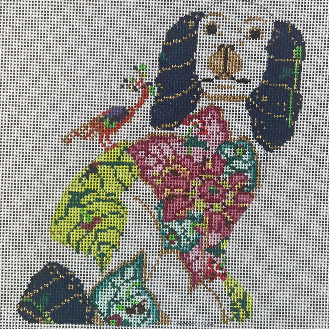 Phi-Phi the Left Tobacco Staffy (w/Phancy) Canvas